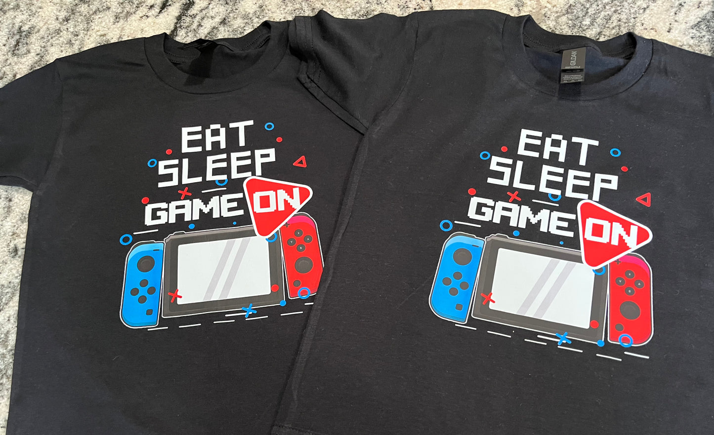 Eat Sleep Game On T-Shirt