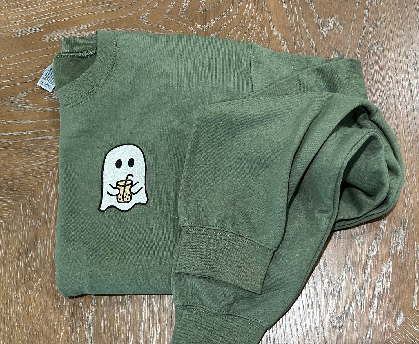 Ghost Coffee Embroidered Sweatshirt