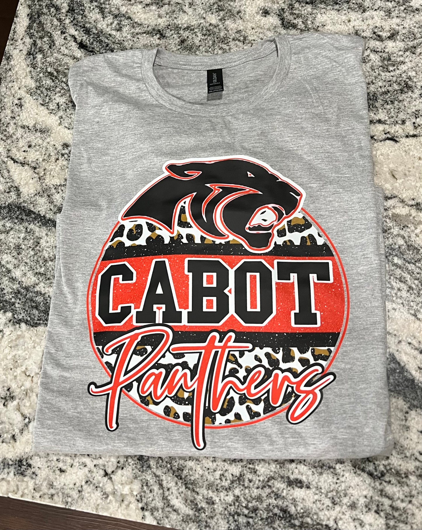 Cabot Panthers Cheetah T-shirt