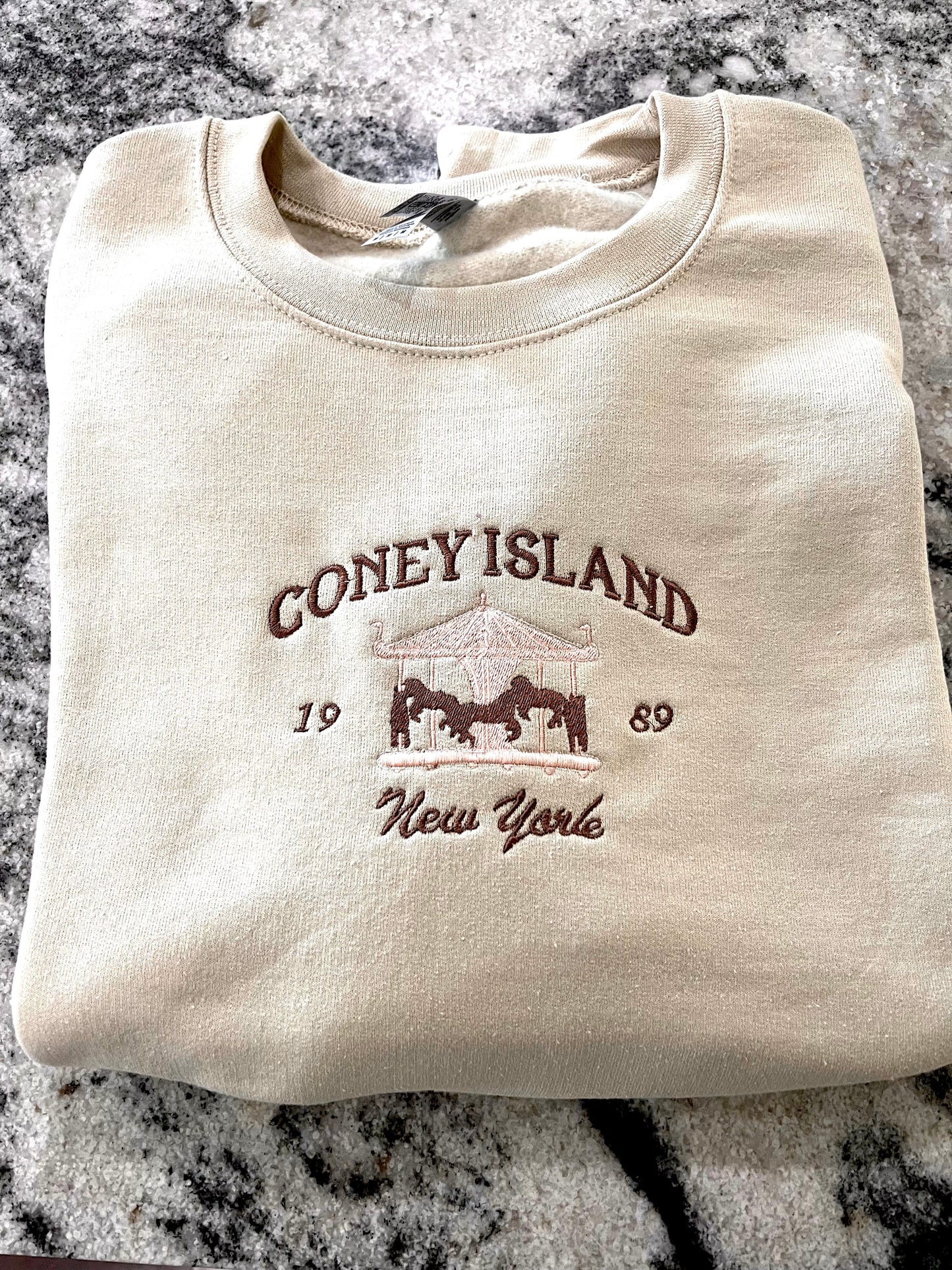 Coney Island Embroidered Sweatshirt