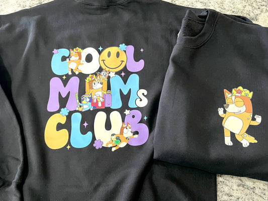 Bluey Cool Moms Club Sweatshirt