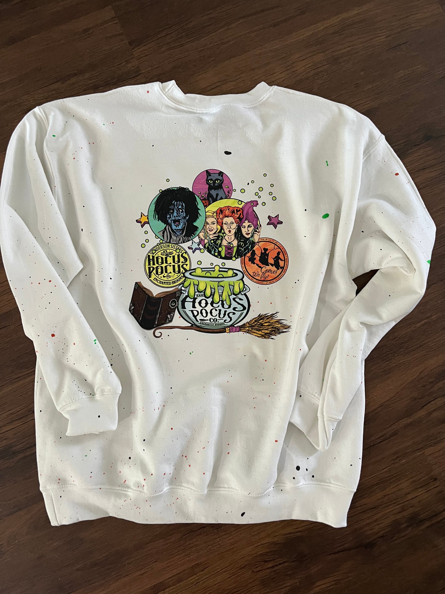 Hocus Pocus Painted Sweatshirt