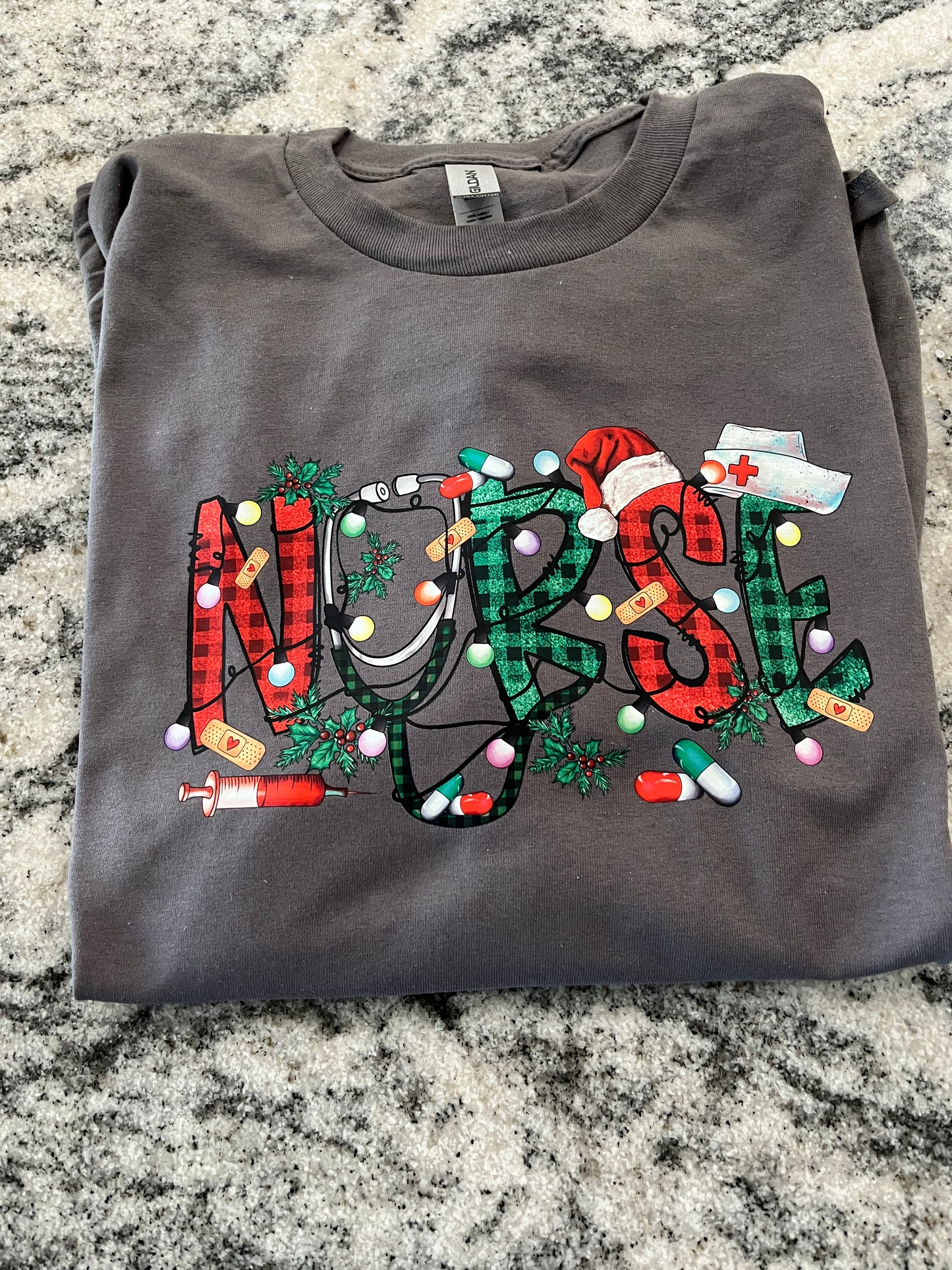 Nurse Christmas Long Sleeve Shirt