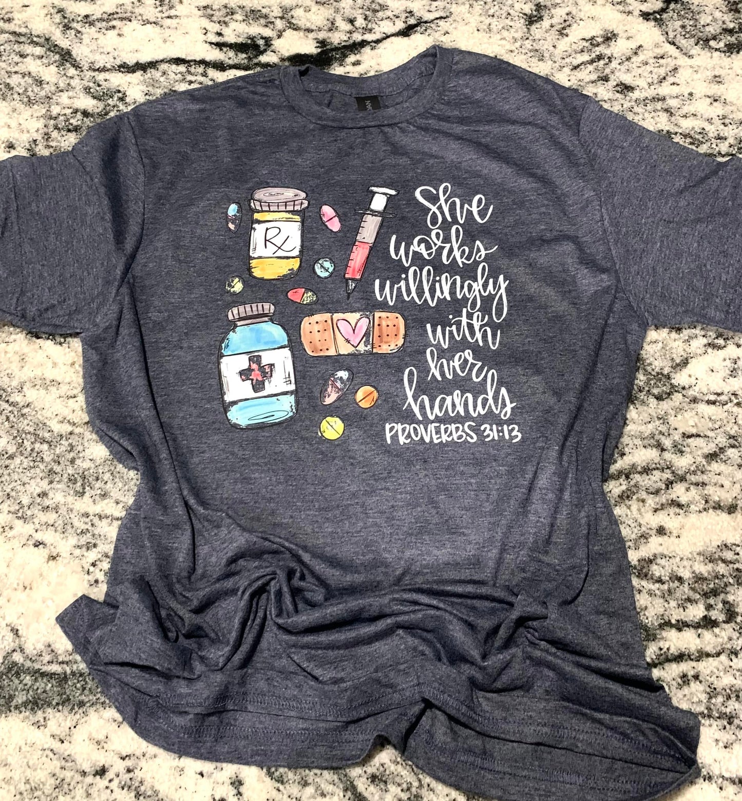 She Works Medical Shirt