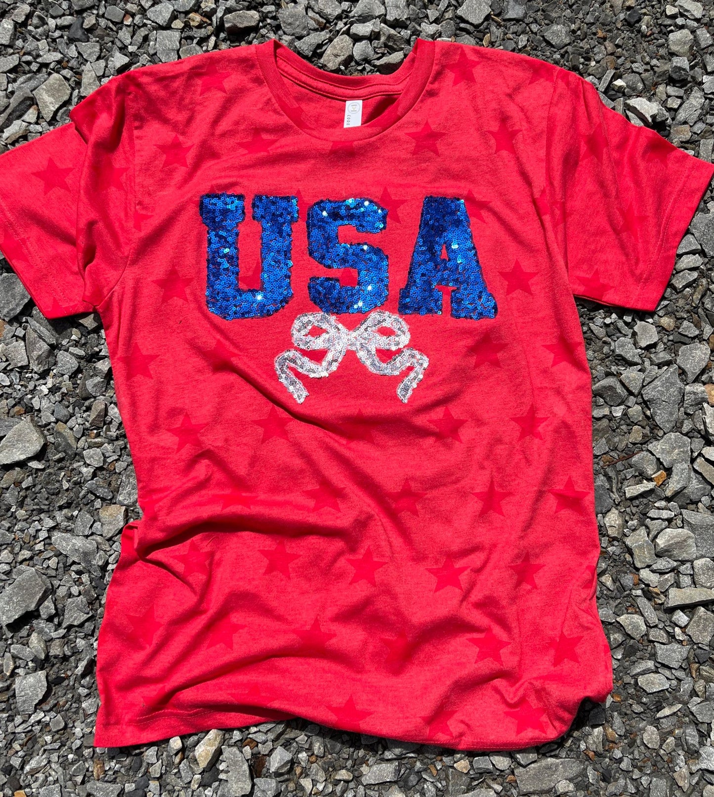 NEW USA embroidered shirt