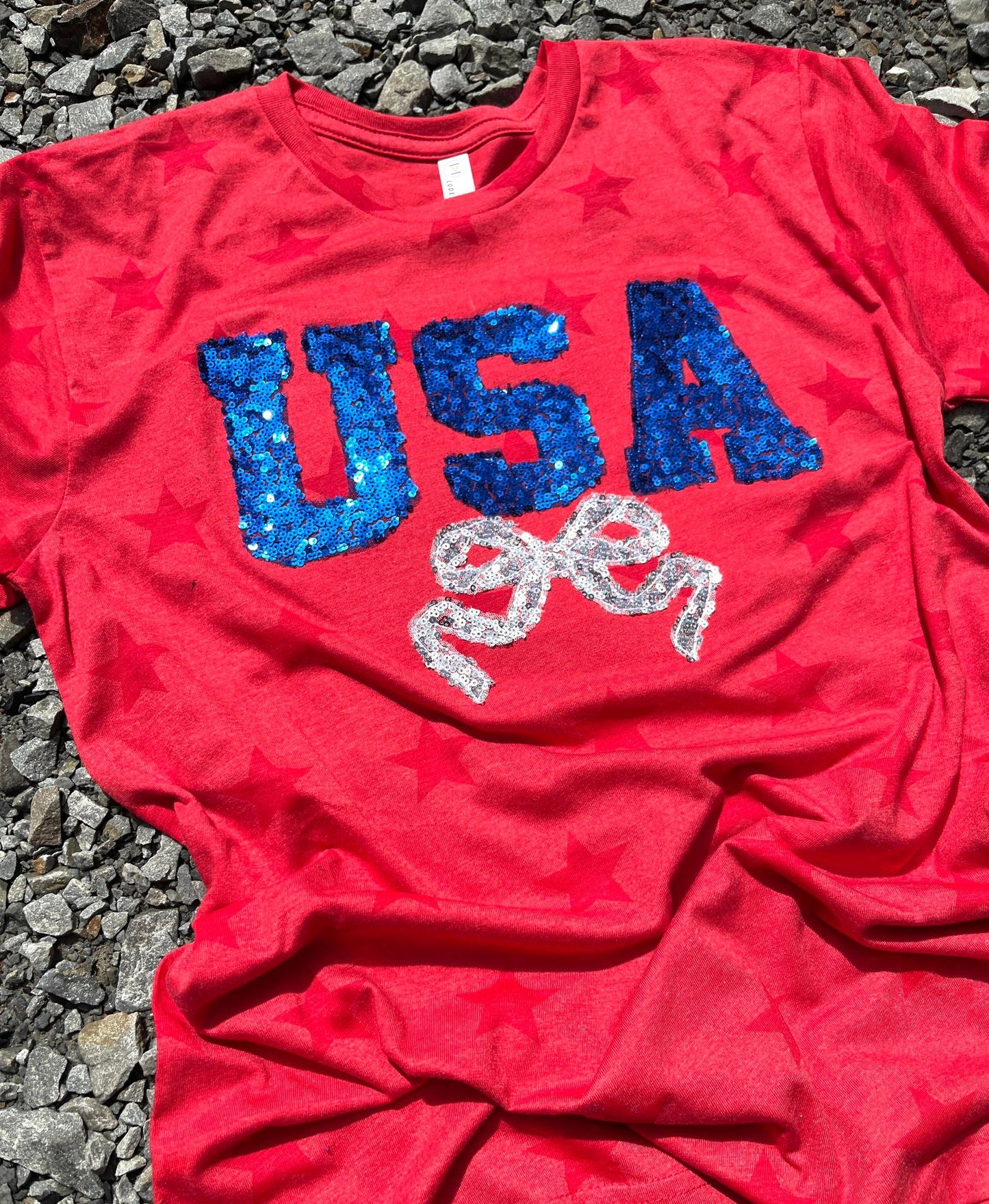 NEW USA embroidered shirt