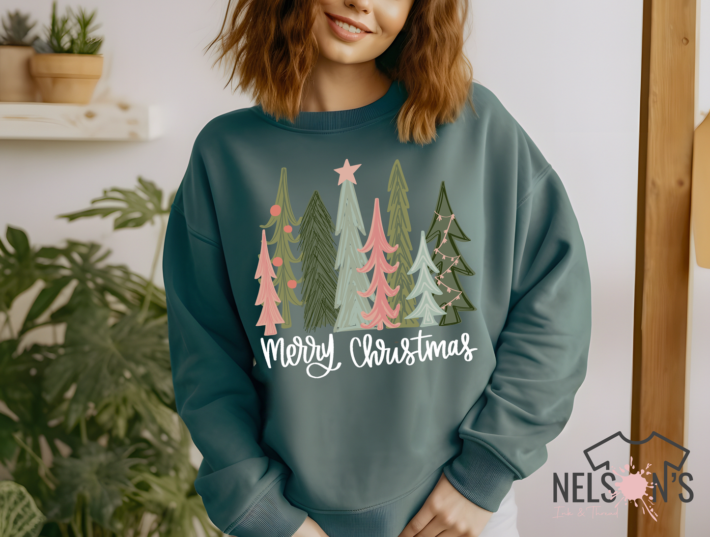 Merry Christmas Tree Sweatshirt