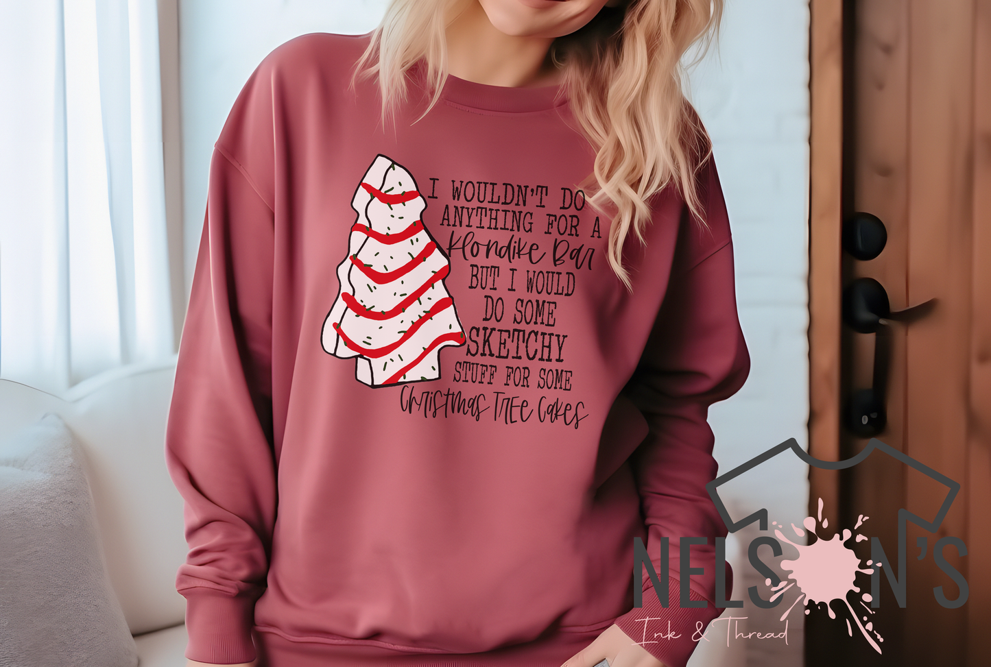 Christmas Tree Cakes Sweatshirt CC