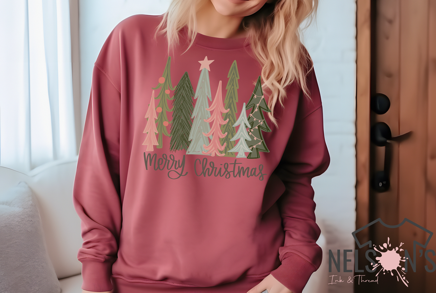 Merry Christmas Tree Sweatshirt