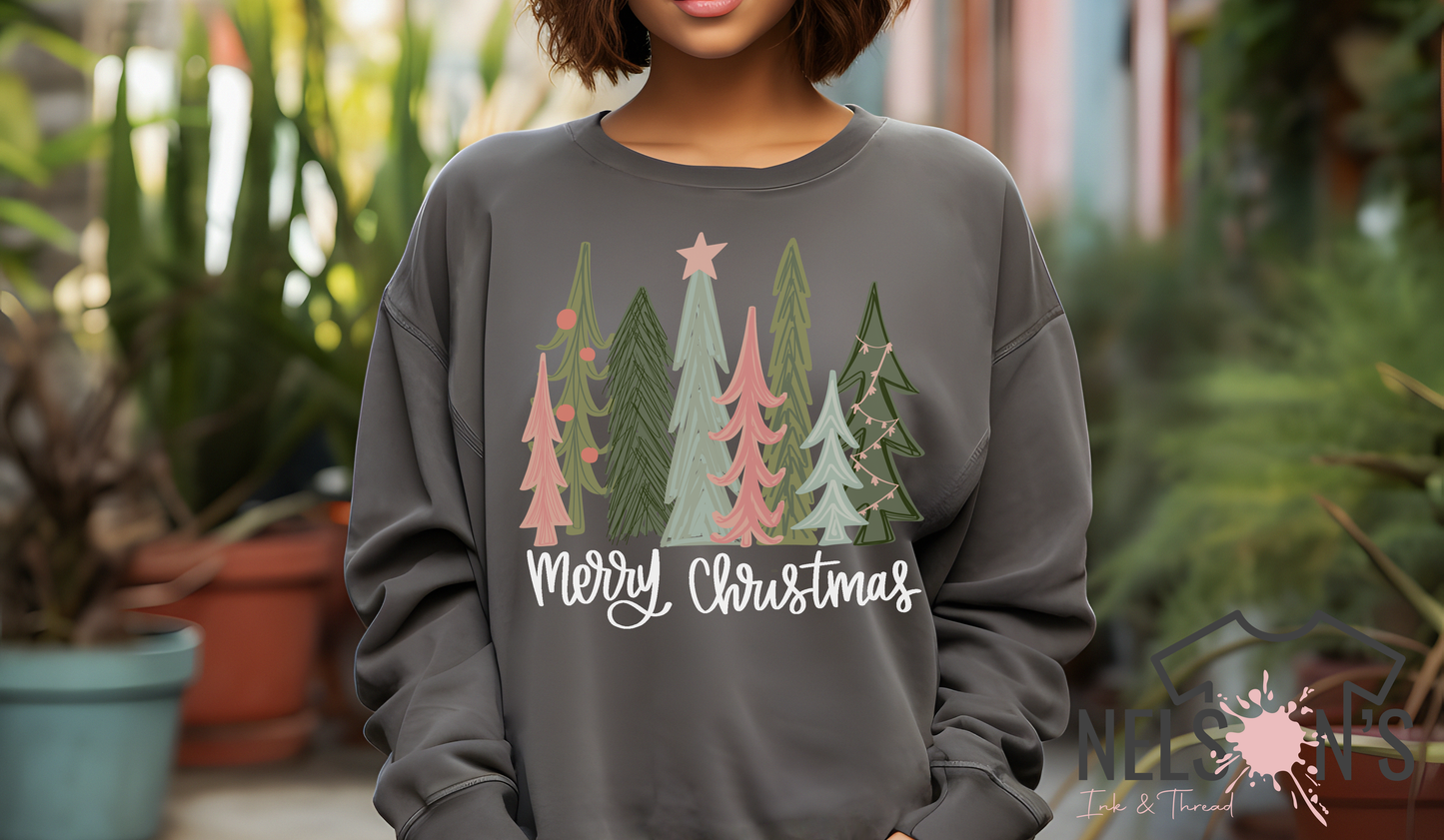 Merry Christmas Tree Sweatshirt