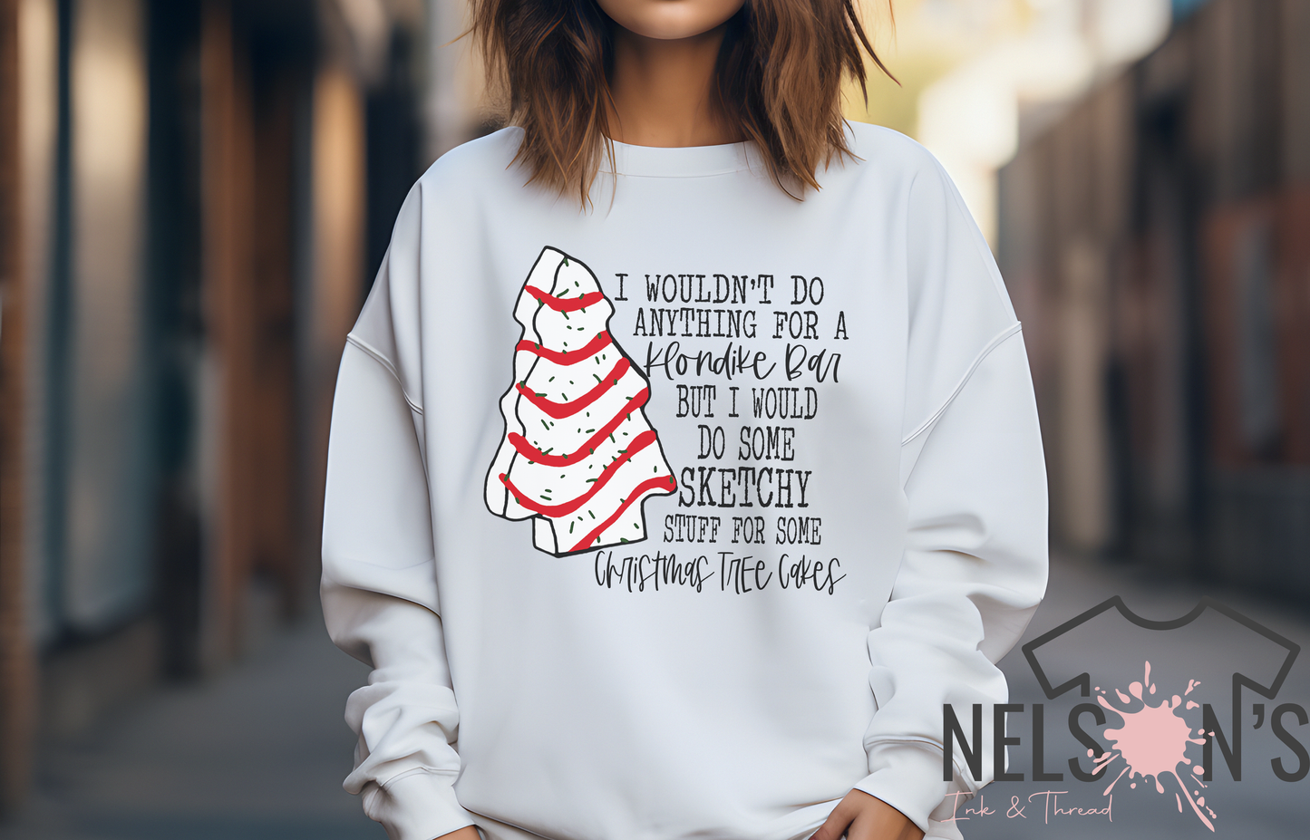 Christmas Tree Cakes Sweatshirt CC