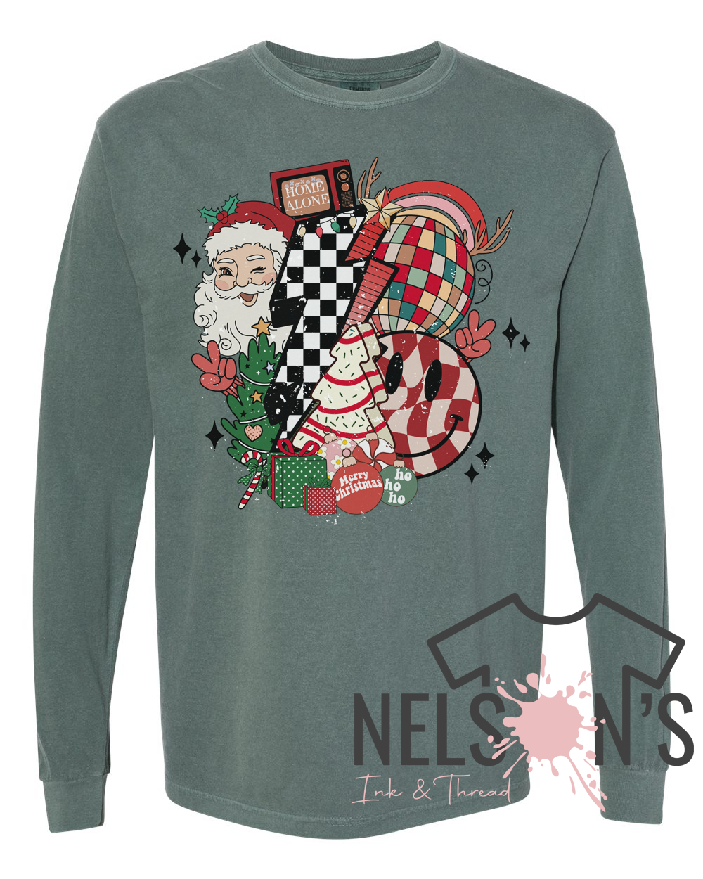 Retro Christmas Long Sleeve CC