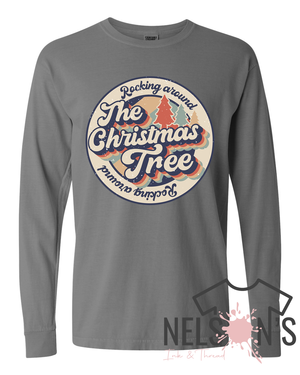 Rockin Around Christmas Tree Long Sleeve CC