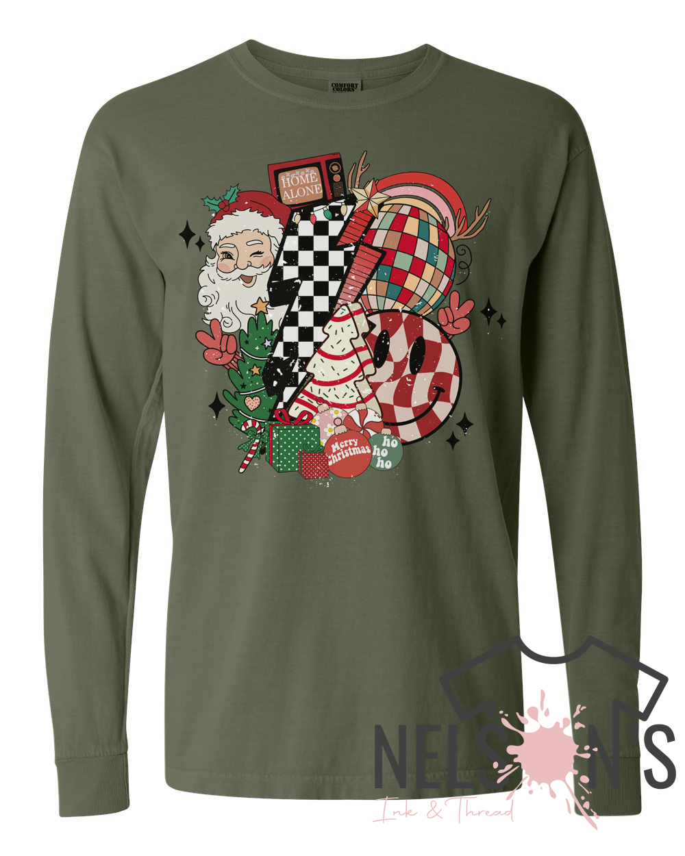 Retro Christmas Long Sleeve CC