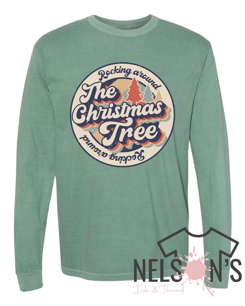 Rockin Around Christmas Tree Long Sleeve CC