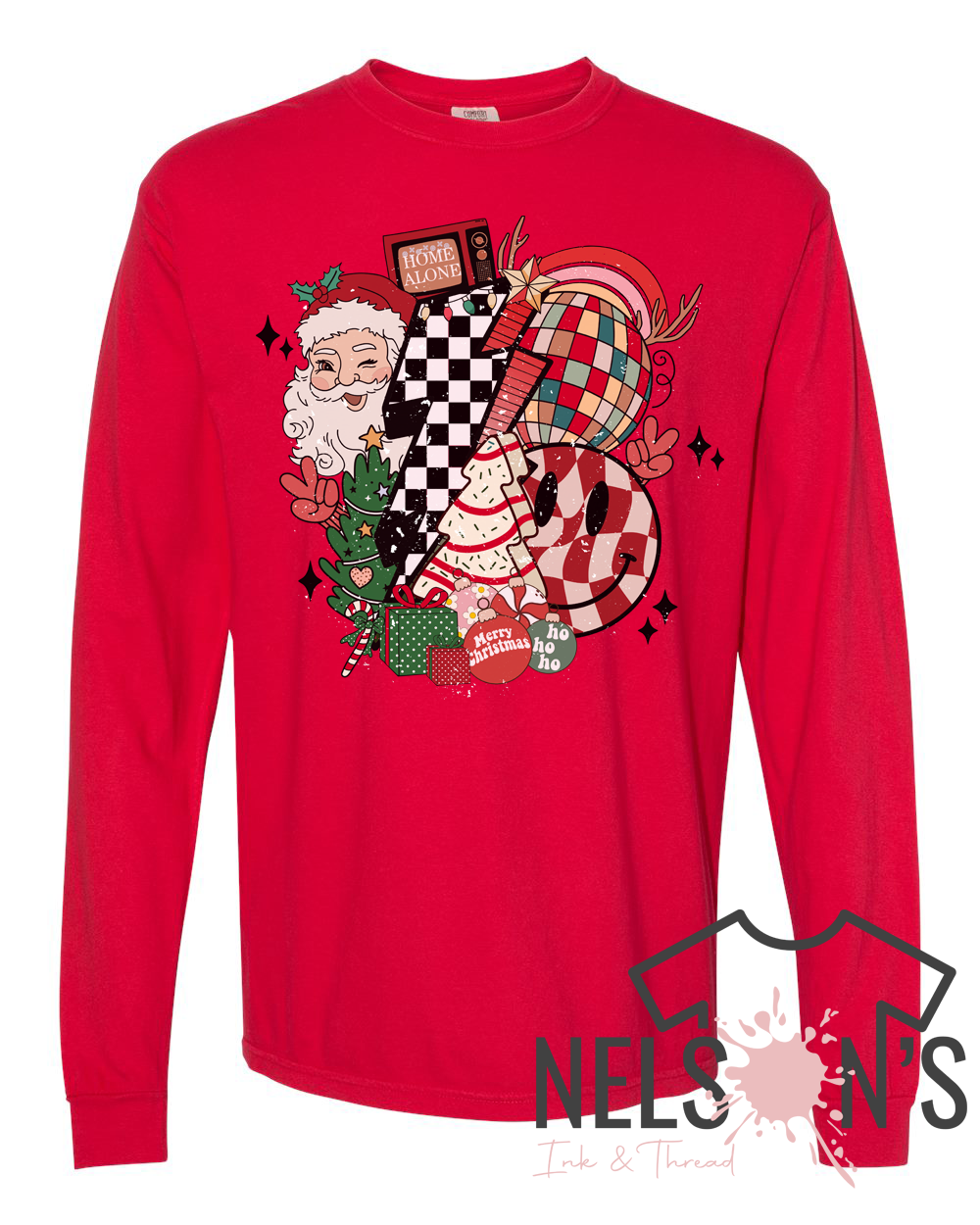 Retro Christmas Long Sleeve CC