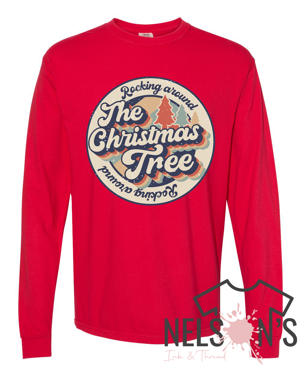 Rockin Around Christmas Tree Long Sleeve CC