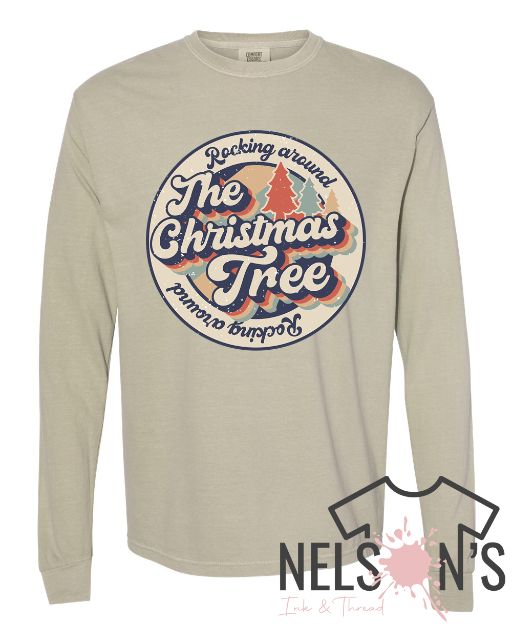 Rockin Around Christmas Tree Long Sleeve CC