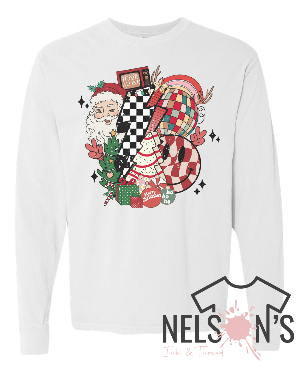 Retro Christmas Long Sleeve CC