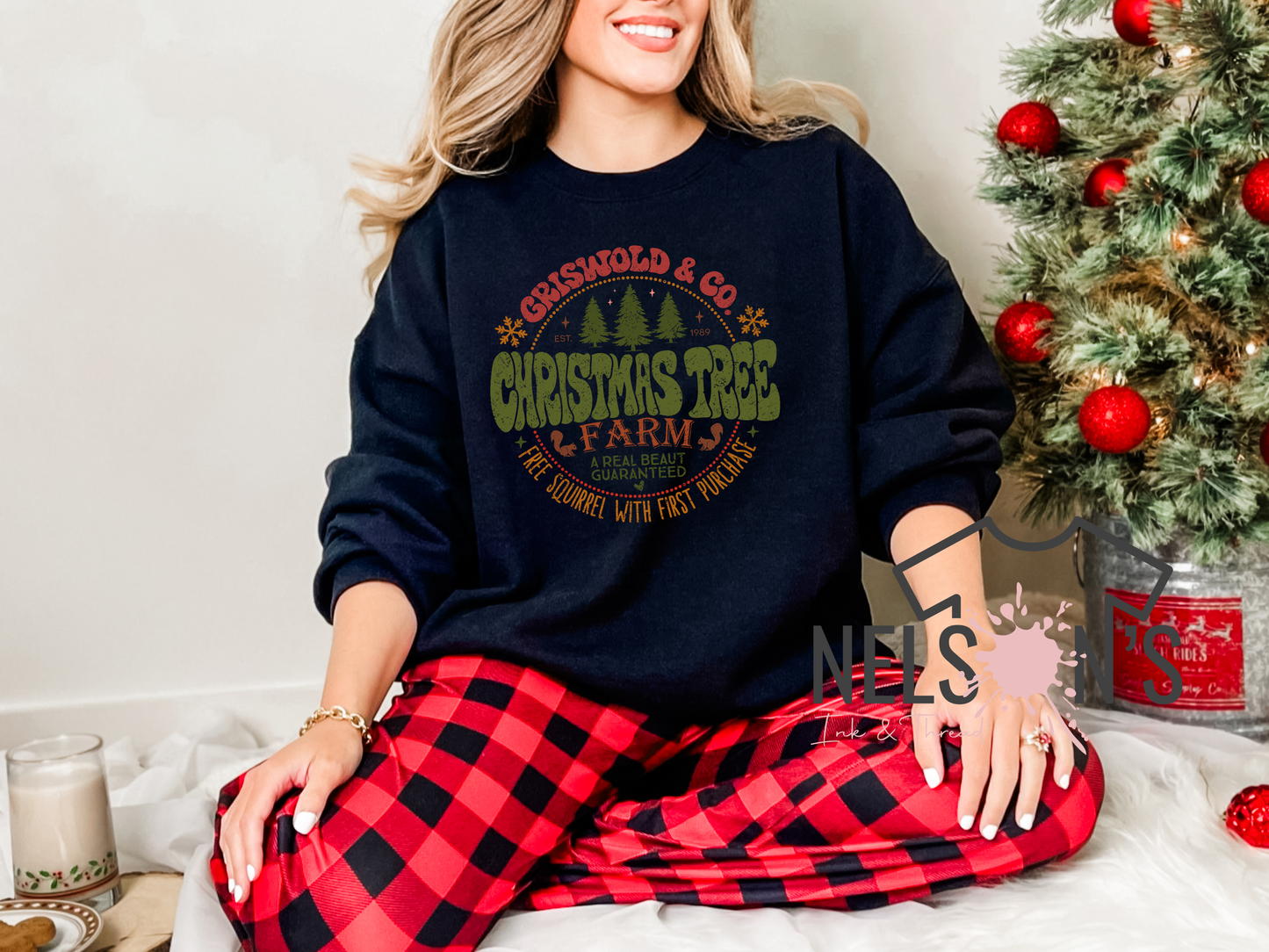 Criswold Christmas Tree Farm Gildan Sweatshirt