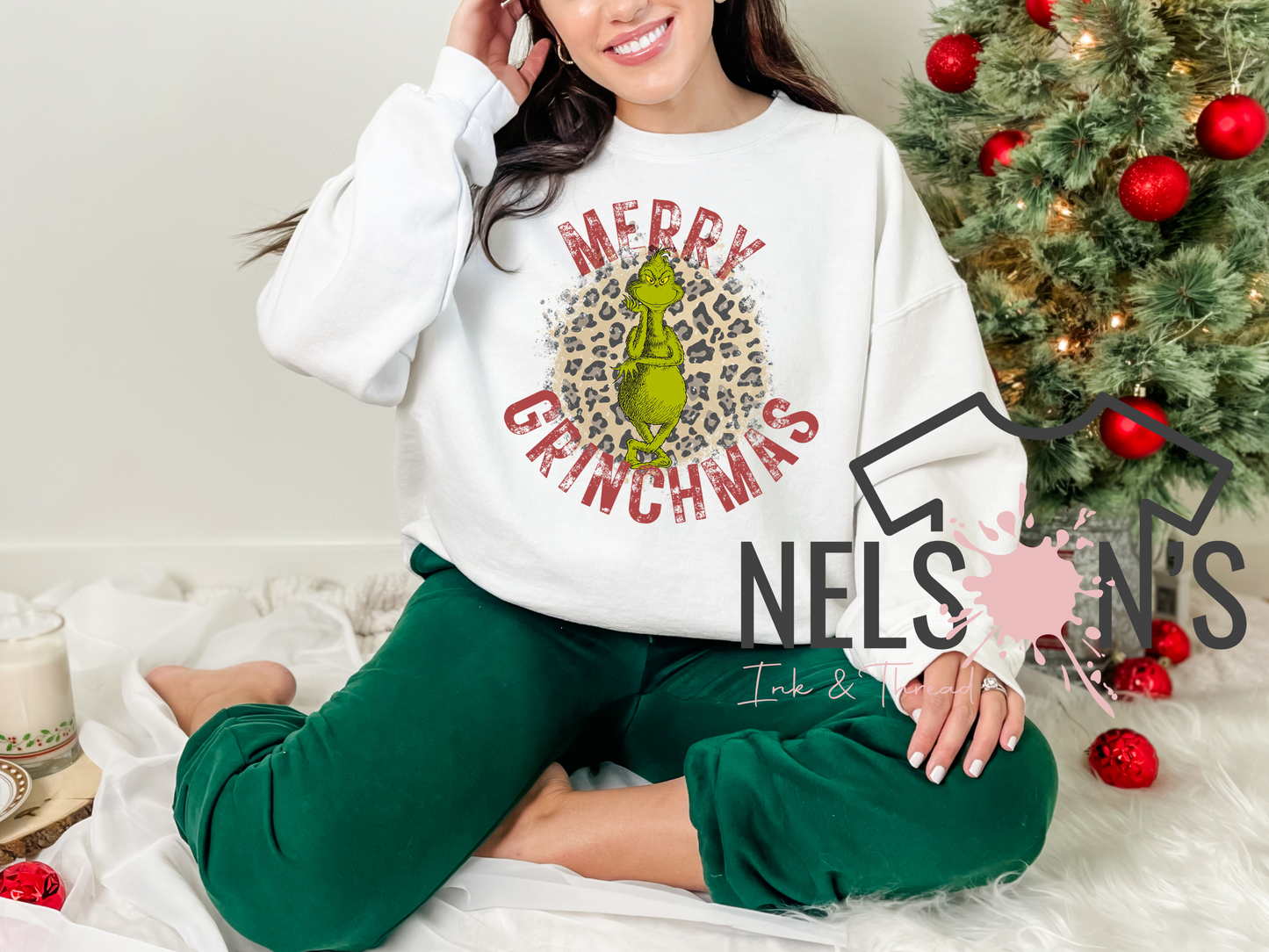 Merry Grinchmas Gildan Sweatshirt