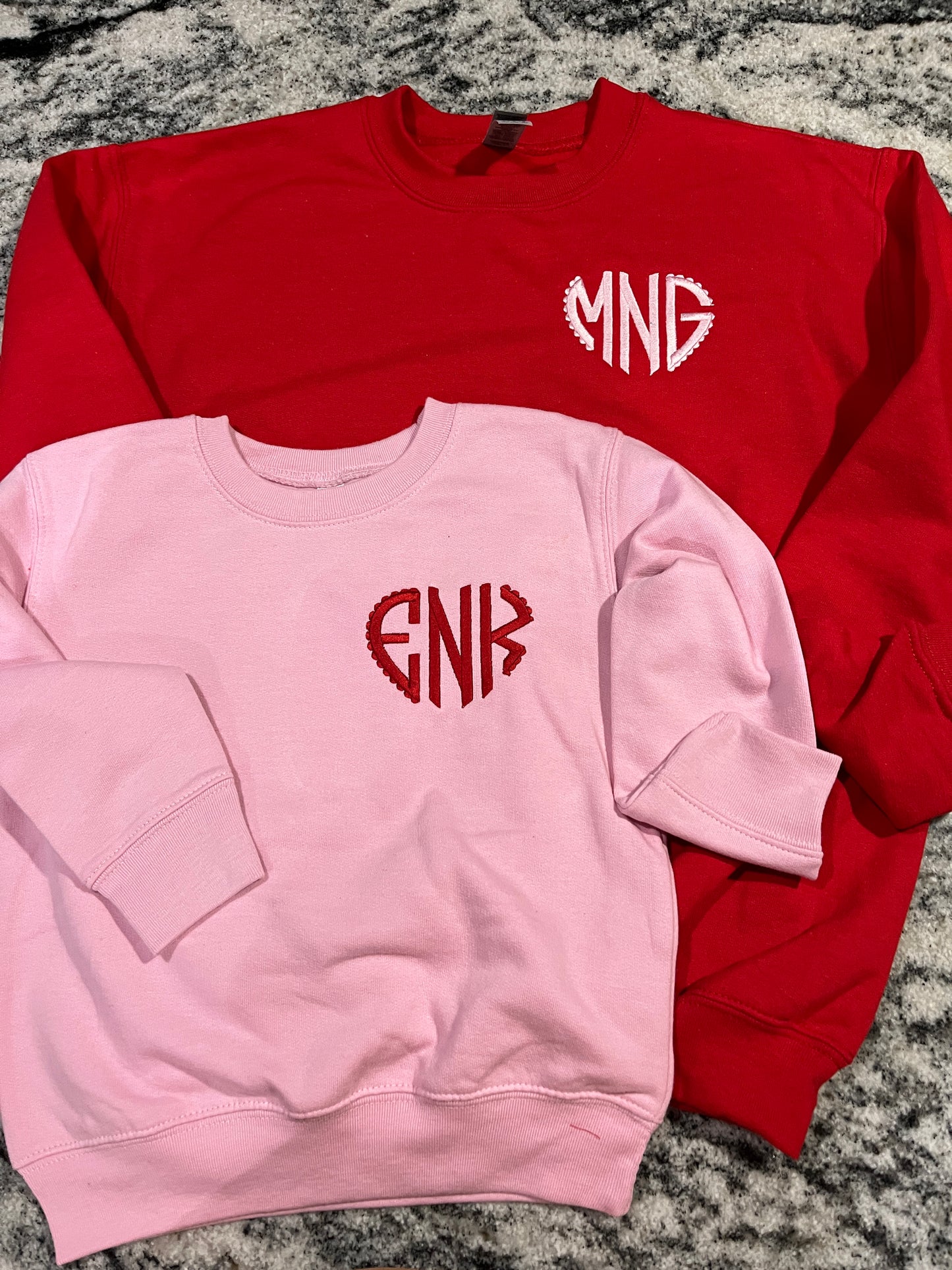 Heart Monogram Sweatshirt