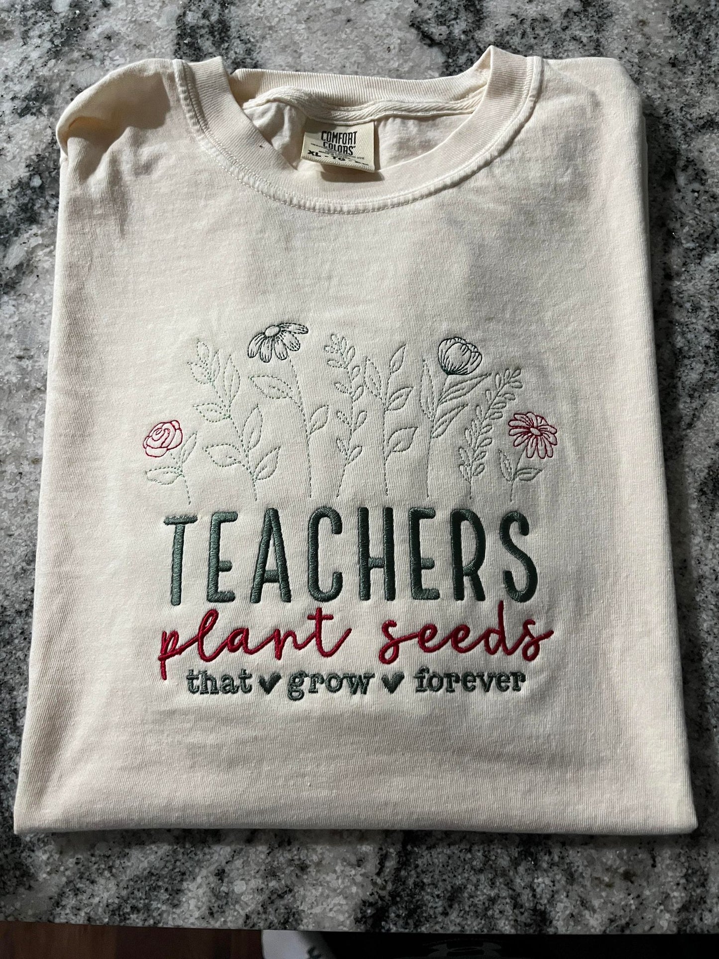 Teachers plant seeds