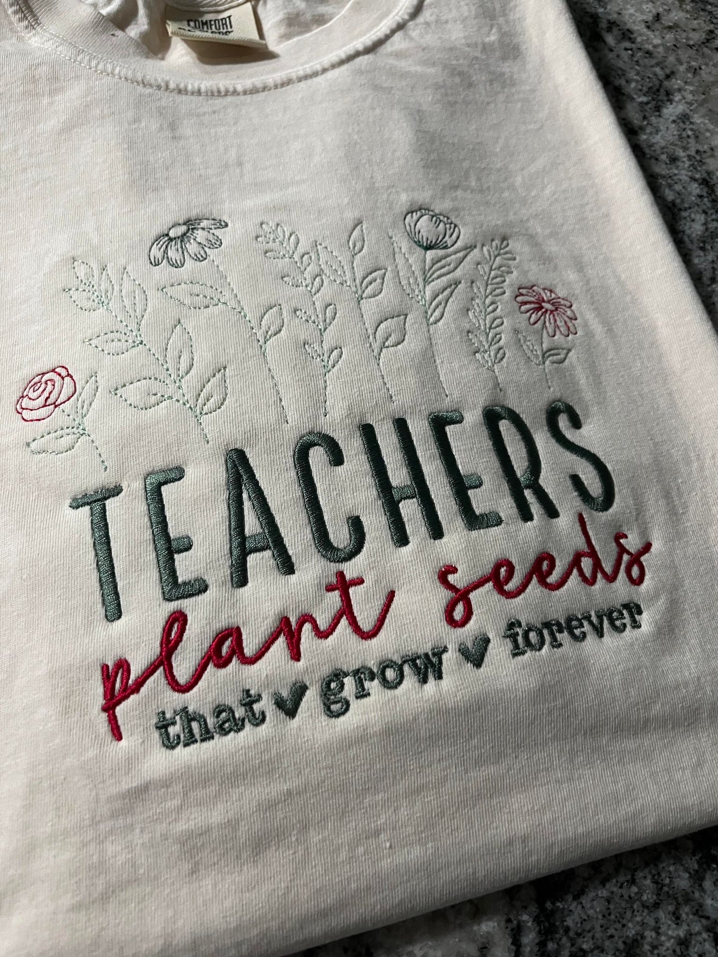 Teachers plant seeds